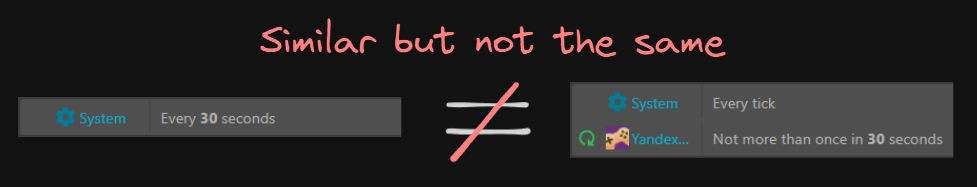 Throttle and Timer comparison