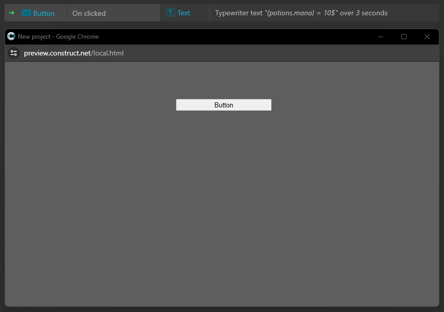 Печать текста во время игры